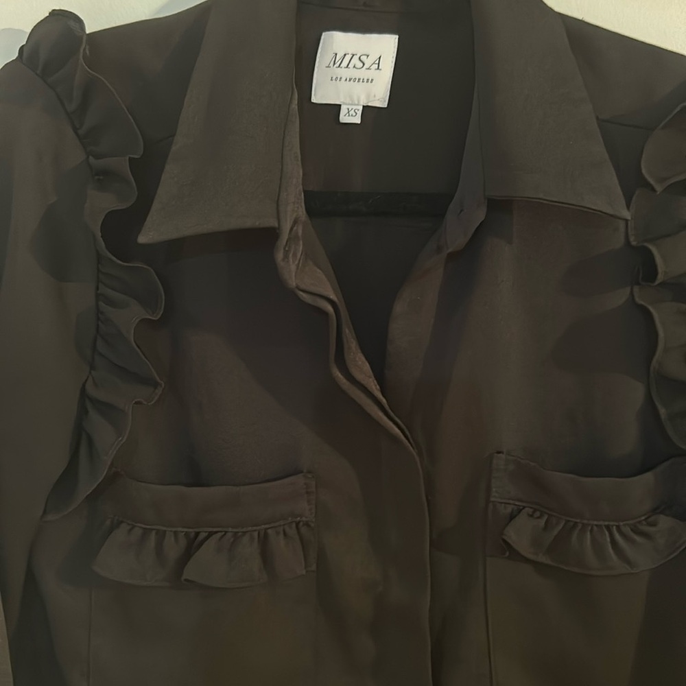 37. Misa Black Blouse - XS-S